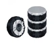 Комплект чохлів для коліс Silver "L" 4 шт R18-R20 - зображення 1
