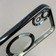 Чохол хромовий Wave Chrome with MagSafe з закритою камерою для Apple iPhone Xr Black - зображення 2