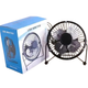 Настольный USB-вентилятор Mini Fan металлический - изображение 1