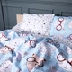 Комплект постельного белья MirSon Семейный 2 x 160 x 220 см 17-0785 Funny cats Бязь (2200011294902) - изображение 3