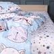 Комплект постельного белья MirSon Семейный 2 x 160 x 220 см 17-0785 Funny cats Бязь (2200011294902) - изображение 5