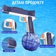 Водяной пистолет аккумуляторный с подсветкой Desert Eagle Water Battle Upgrated с двумя резервуарами Розовый - изображение 5
