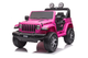 Samochód elektryczny dla dzieci Lean Toys Jeep Wrangler Rubicon DK-JWR555 Różowy (5905323210875) - obraz 12
