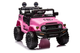 Samochód elektryczny dla dzieci Lean Toys Toyota FJ 4x4 Różowy (5905679072745) - obraz 1