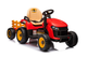 Трактор на акумуляторі Lean Toys BBH-030 Червоний (5905991011538) - зображення 1