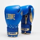 Боксерські рукавиці Leone GN220 DNA Blue 14 унцій - изображение 5