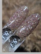 Світловідбивний гель лак Disco 83 SVNails гель лаки з блискітками 8 мл бежево-малиновий - зображення 6