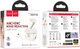 Наушники Hoco EQ23 Plus Duke II true wireless ANC+ENC BT headset Milky White (6942007639309) - изображение 2