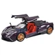 Машинка Pagani Huayra Dinastia игрушка моделька металлическая коллекционная 20 см Темно-фиолетовый (9937559) - изображение 4