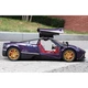 Машинка Pagani Huayra Dinastia игрушка моделька металлическая коллекционная 20 см Темно-фиолетовый (9937559) - изображение 7