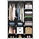 Пластикова складана шафа Storage Cube Cabinet МР 312-62 Чорна - зображення 5