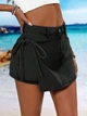 Юбка-шорты джинсовая мини летняя женская SHEIN GD-00211505 27 Черная (DN3012300119542) - изображение 5