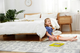 Mata piankowa dla dzieci RICOKIDS puzzle pociąg literki 36 szt (5902854518814) - obraz 5