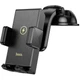 Автотримач Hoco HW22 з бездротовою зарядкою 15W black - зображення 1