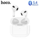 Бездротові навушники TWS Hoco EW76 |BT5.4, 300/30mAh, 150/4h, Type-C, AC6983| вкладиші white - зображення 3