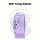 Вентилятор TOPK K52 USB, 8.5cm, 3 скорости, USB 5V 1m, 5W, 360град. purple - изображение 2