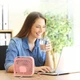 Вентилятор TOPK K50 USB, 8.5cm, 3 скорости, USB 5V 1m, 5W, 360град. pink - изображение 7