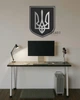 Двухслойная картина из дерева Decart декор для комнаты, спальни в цветах Герб Украины Тризуб 110х84 см - изображение 2