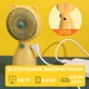 Портативний ручний вентилятор Handy Mini Fan JX-998 на акумуляторі з ручкою міні ветродуйка 2,5Вт Білий - зображення 5