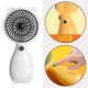Портативний ручний вентилятор Handy Mini Fan JX-998 на акумуляторі з ручкою міні ветродуйка 2,5Вт Білий - зображення 2
