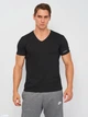 Футболка Kappa T-shirt Mezza Manica Scollo V чорний Чол L K1316 Nero L - зображення 1