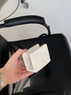 Бетонная салфетница белая . Подставка для салфеток.11,5х8 см - изображение 1