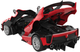 Klocki Konstrukcyjne Rastar Ferrari FXXK EVO 1:18 88 elementów Czerwony 20577 (5905991028635) - obraz 4