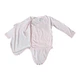 Детское боди ZEYNO&MEMO organic cotton wear 68 см Бледно-розовый (1028) - изображение 3