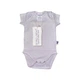 Детское боди ZEYNO&MEMO organic cotton wear 80 см Бледно-лавандовый (1034) - изображение 1