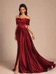 Платье вечернее длинное женское SHEIN GD-00203563 L Бордовое (DN3012300108139) - изображение 5