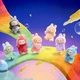 Мягкая игрушка - брелок радужный Labubu Лабубу цвет сюрприз - изображение 2