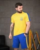 Мужской летний патриотический костюм Украина S желто-синий (92646) - изображение 4