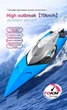 Скоростной катер на радиоуправлении 4DRC TOMAHAWK 4D-S2 50см 70км/ч / Blue - изображение 3