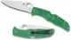 Ніж Spyderco Endura 4 Flat Ground Green FRN - C10FPGR - зображення 5