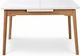 Стіл обідній, розкладний 6-8 місць 120 см York, Arctic ice ceramic wooden base - изображение 2