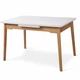 Стіл обідній, розкладний 6-8 місць 120 см York, Arctic ice ceramic wooden base - изображение 3