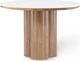Стіл обідній, 4-місний 120 см Rodeo, Arctic ice ceramic wooden base - зображення 2