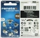 Батарейки Renata 312 PR41 PR312 ZA312- Zinc Air Mercury Free (1.45V) 6 шт для слуховых аппаратов - изображение 11