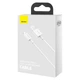 Зарядний кабель Baseus Superior Series Lightning 2.4A 1.5m White (CALYS-B02) - изображение 4