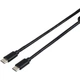 Кабель Atcom (12113) Type-C/Type-C, 0.8м, чорний - зображення 1