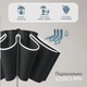 Парасолька c ліхтариком автоматична LOSSO Ray, 105 см, чорна - зображення 3