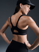 Спортивний топ для бігу жіночий Nike W Nk Df Indy Hgh Spt Bra FD1068-010 S Чорний (197593084620) - зображення 2