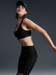 Спортивний топ для бігу жіночий Nike W Nk Df Indy Hgh Spt Bra FD1068-010 S Чорний (197593084620) - зображення 5
