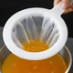 Кухонное сито / дуршлаг для процеживания и фильтрации продуктов Mesh ситечко для молока / йогурта / какао / муки, 200 отверстий (75 мкм), белый (109311620) - изображение 5