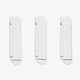 Набір чоловічих шкарпеток 3 пари Nike U J Ed Cush Poly Crew 3Pr 144 DX9632-100 34-38 (S) Білий (196152693860) - зображення 1