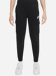 Дитячі теплі спортивні штани-джоггери для хлопчика Nike K Nsw Club Flc Crgo Pnt Lbr FD3012-010 128-137 S Чорні (196607242759) - зображення 1
