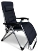 Розкладне посилене м'яке крісло-шезлонг 174x65x114 см до 150 кг LEOBRO Zero Gravity Premium Plus з підголовником та матрацом для відпочинку на природі в кемпінгу чи дачі Чорний - зображення 6