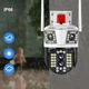 Уличная водонепроницаемая WiFi камера 8Мп с тройным объективом PTZ 3L-V5 Поворотная IP-камера Широкий угол обзора Ночное видение Датчик движения Двусторонняя аудиосвязь - изображение 3