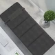 Раскладной шезлонг-кровать с матрасом и подголовником 193x68x30 см до 150 кг LEOBRO для отдыха на природе в кемпинге или даче Темно-серый - изображение 3