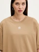 Футболка хлопковая оверсайз длинная женская Adidas Originals Essentials Boyfriend JW5081 2XL Бежевая (4068807545847) - изображение 9